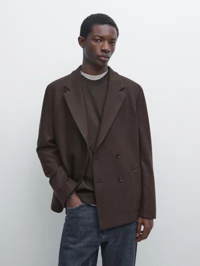 Massimo Dutti Double In Brown