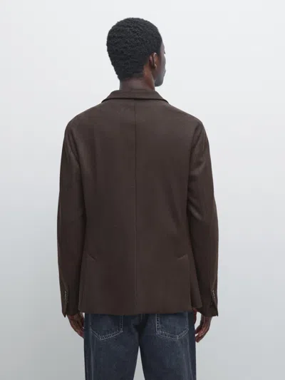 Massimo Dutti Double In Brown