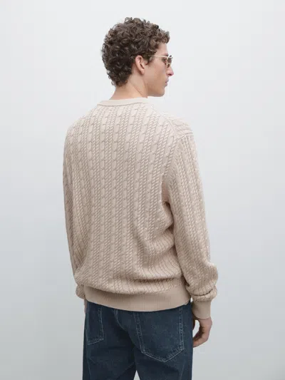 Massimo Dutti Cable In Neutral