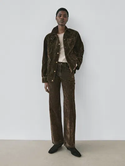 Massimo Dutti Low In Brown
