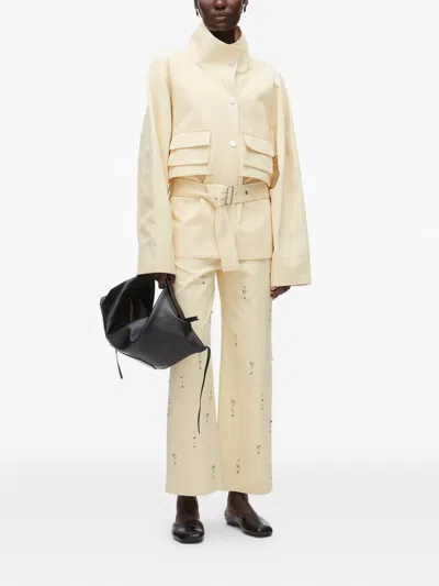 3.1 Phillip Lim Belted Front-pockets Jacket In Neutral