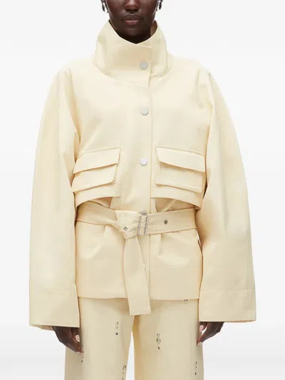 3.1 Phillip Lim Belted Front-pockets Jacket In Neutral