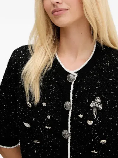 Gestuz Stud-embellished Cardigan In Multi