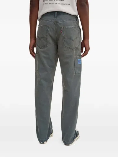 Levi's Side-patch Trousers In Gray