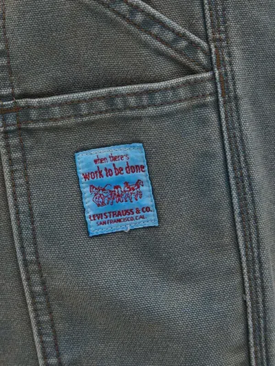 Levi's Side-patch Trousers In Gray