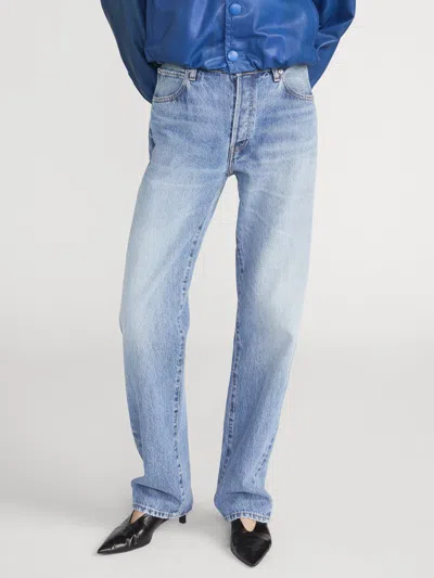 Frame Belt Loop Jeans In Blue