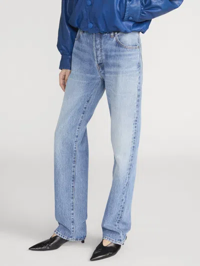 Frame Belt Loop Jeans In Blue