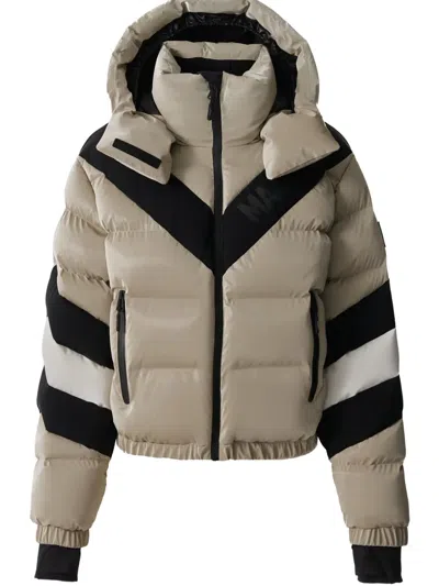 Mackage Kairi-glo Chevron-pattern Ski Jacket In Multi