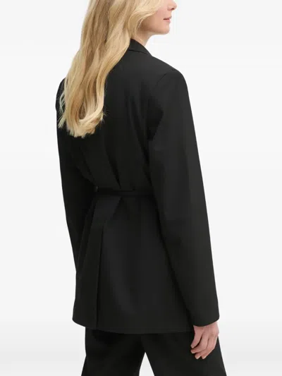 Samsoe & Samsoe Belted V-neck Blazer In Multi