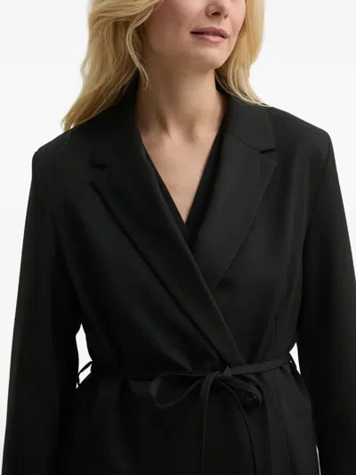 Samsoe & Samsoe Belted V-neck Blazer In Multi