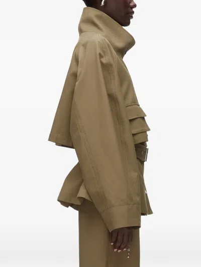 3.1 Phillip Lim Belted Utility Jacket In Brown
