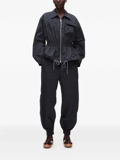 3.1 Phillip Lim Zip-up Drawstring Jacket In Blue