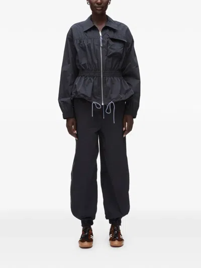 3.1 Phillip Lim Zip-up Drawstring Jacket In Blue