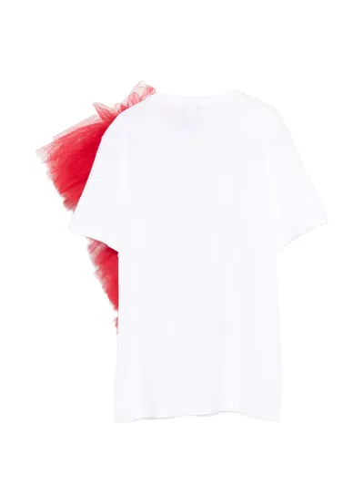 Alchemy Ruffled T-shirt In White
