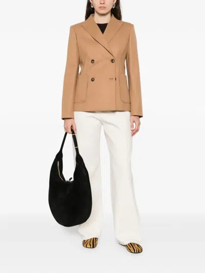 贴袋双排扣夹克