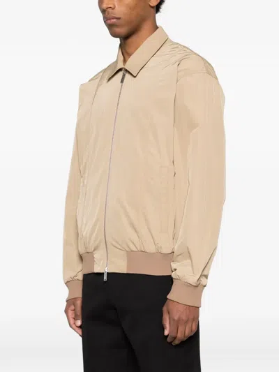 Dsquared2 Zip-up Jacket In Neutral