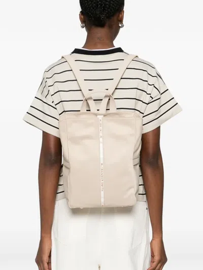 Alexander Smith Daisy Logo-detail Backpack In Neutral