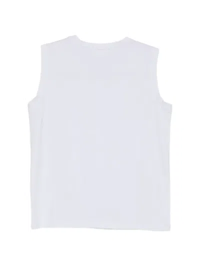 P.a.r.o.s.h Sleeveless T-shirt In White