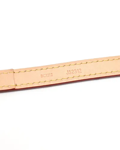 Pre-owned Louis Vuitton Shoulder Strap In Sand