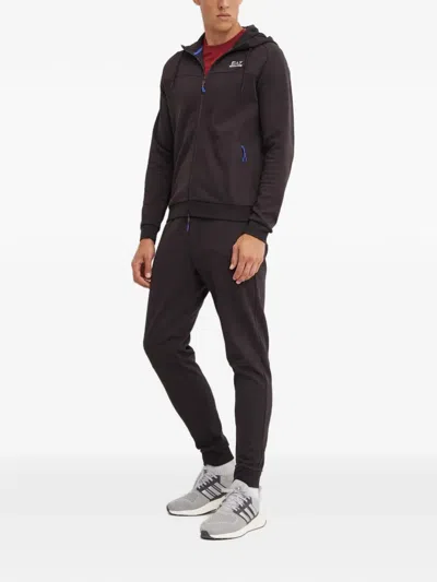 Ea7 Logo-detail T-shirt In Red