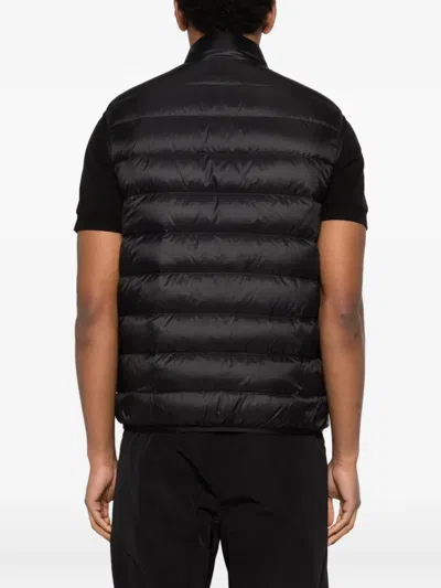 Moncler Deneb Polyamide Down Vest In Black