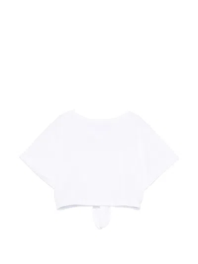 Ermanno Scervino Junior Cut-out T-shirt In White
