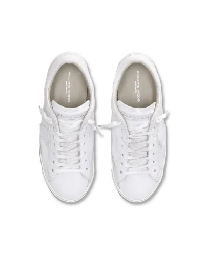 Philippe Model Prsx Low Basic White Sneaker In Multi