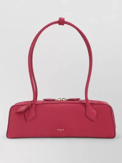 Alaïa Teckel Medium Rectangular Shoulder Top Handle Bag In Pink