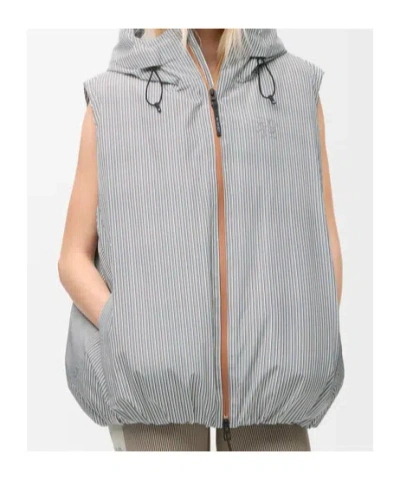 Loewe Puffer Vest In Technical Shell In Multi