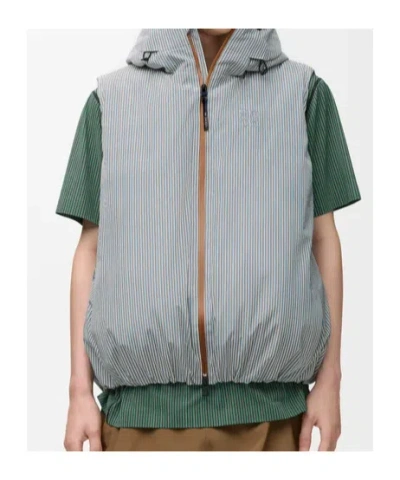 Loewe Puffer Vest In Technical Shell In Multi