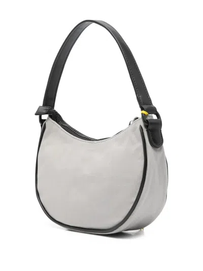 Off-white Zip Shoulder Bag In Gray