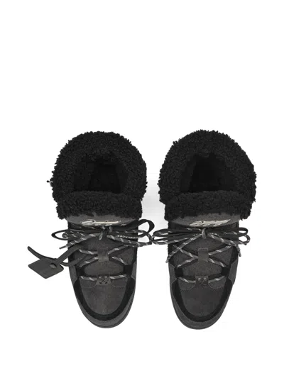 Off-white Panelled Boots In Black