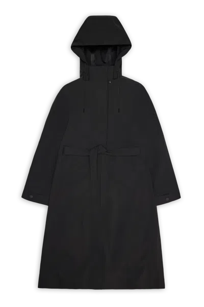 Rains Suva Waterproof Hard Shell Rain Coat With Removable Hood In Green