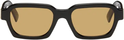 Retrosuperfuture Rectangular Acetate Sunglasses Tinted Lenses In Black