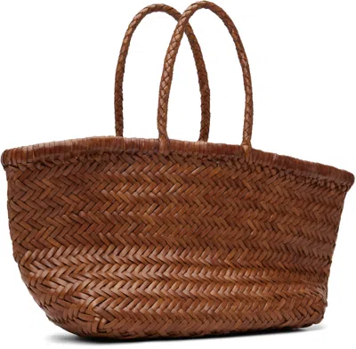 Dragon Diffusion Tan Triple Jump Small Tote In Brown | ModeSens