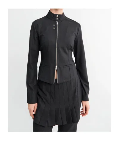 Paloma Wool Fumi Zip-up Jacket In Black