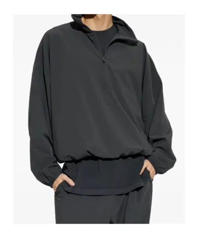 Essentials Half-zip Sweatshirt In Black