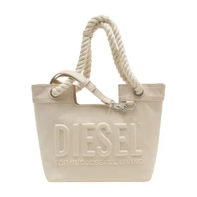 Diesel 3d Xs Shopper Bag In Neutral