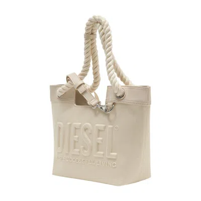 Diesel 3d Xs Shopper Bag In Neutral