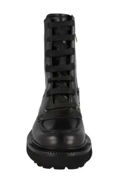 Ferragamo Black 30 Gancini Leather Biker Boots In Black