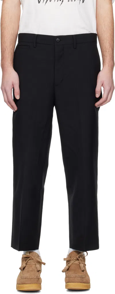 Visvim Buttoned Tab Trousers In Black