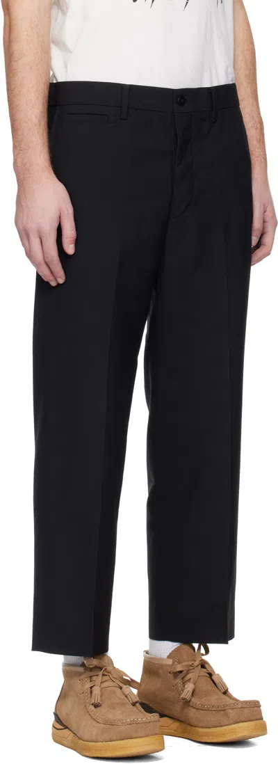 Visvim Buttoned Tab Trousers In Black