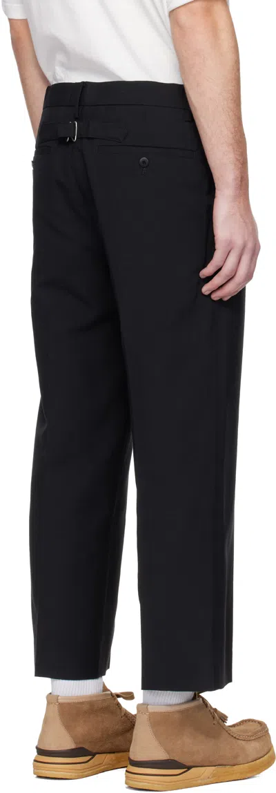 Visvim Buttoned Tab Trousers In Black