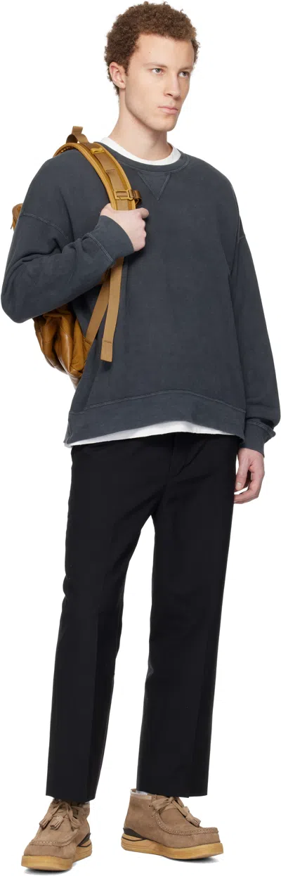 Visvim Buttoned Tab Trousers In Black
