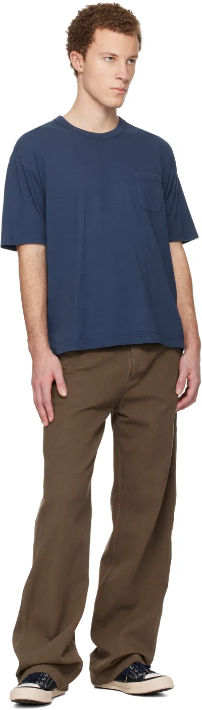 Visvim Blue Jumbo S/s Dmgd T-shirt In Neutral