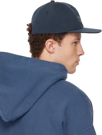 Visvim Navy Excelsior Ii Cap In Blue