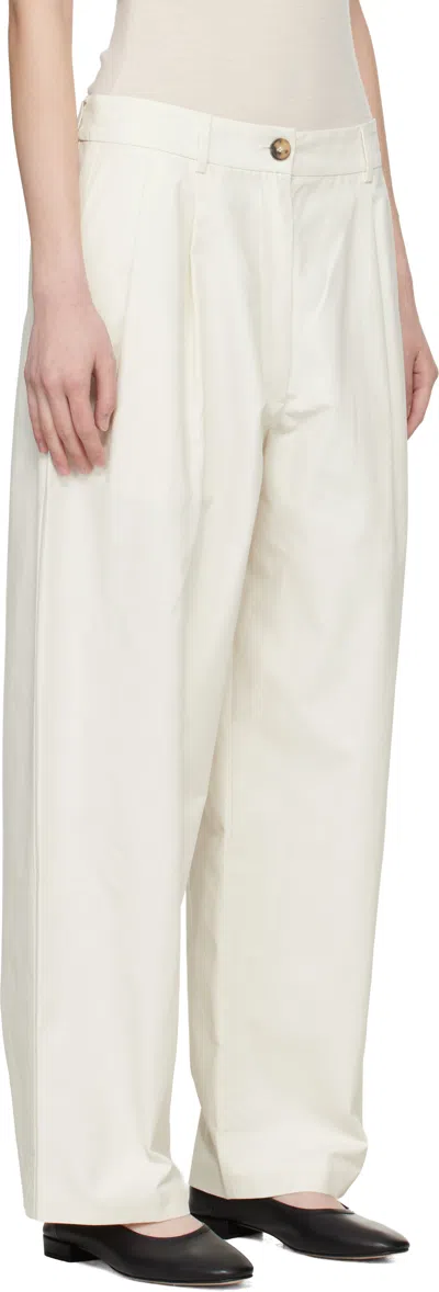 Cordera White Technical Tailored Trousers In White