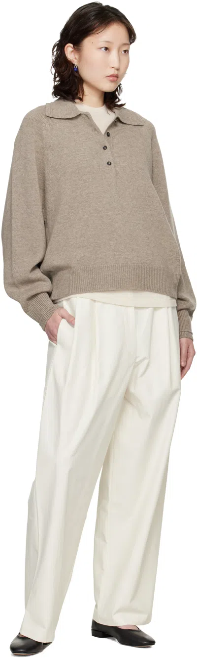 Cordera White Technical Tailored Trousers In White