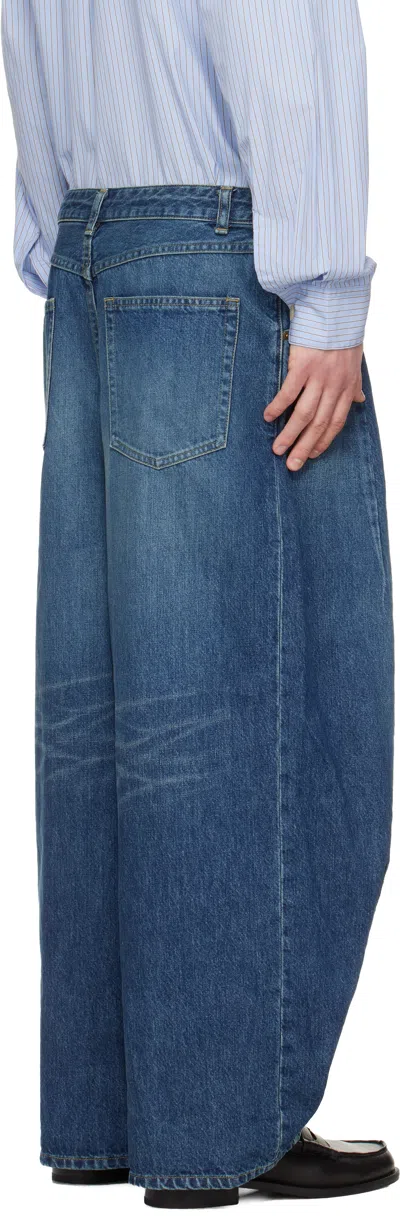 Needles Blue H.d. Jeans In Multi