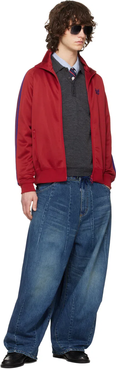 Needles Blue H.d. Jeans In Multi